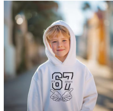 Fashionable Edgy And Cool Boys Hooded Sweatshirt Casual Top